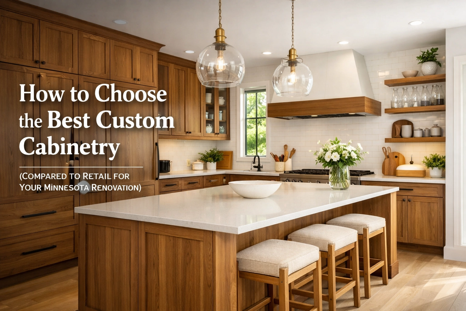 How to Choose the Best Custom Cabinetry (Compared to Retail for Your Minnesota Renovation)
